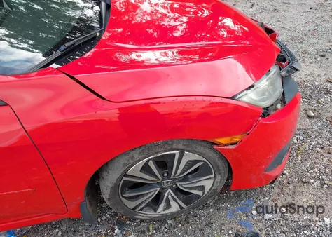 2017 Honda Civic Ex-L из США, поврежденный, VIN 2HGFC1F71HH651710